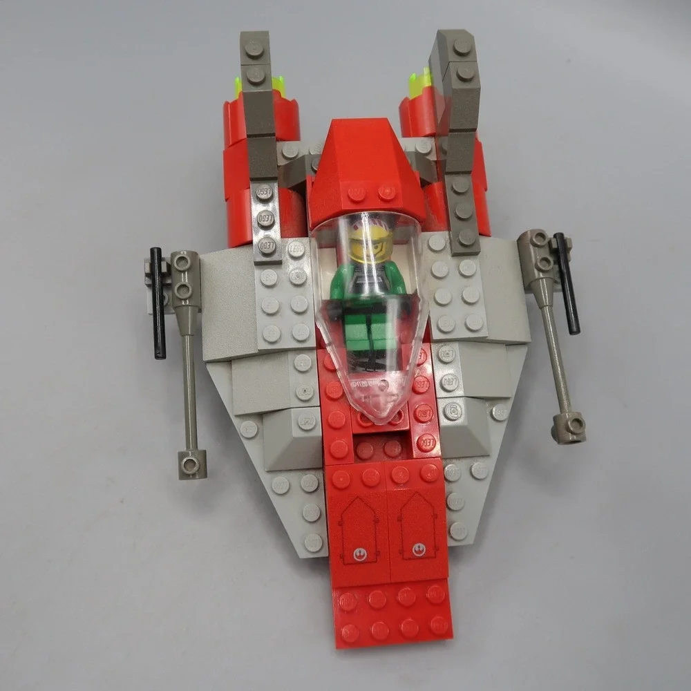LEGO Star Wars #7134 A-Wing Fighter One Minifigure Used 2000 - Picture 2 of 7